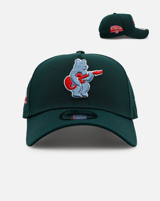 New Era Chicago Cubs 'Evergreen' 9FORTY A-Frame Snapback Dark Green
