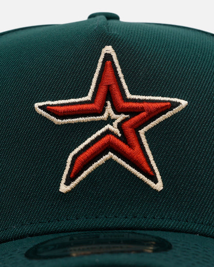 New Era Houston Astros 'Evergreen' 9FORTY A-Frame Snapback Dark Green