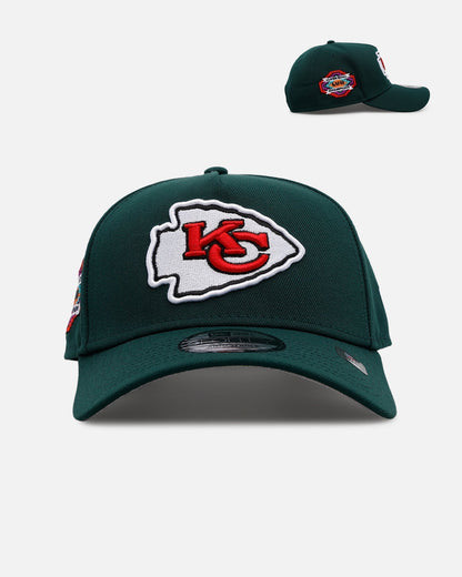 New Era Kansas City Chiefs 'Evergreen' 9FORTY A-Frame Snapback Dark Green