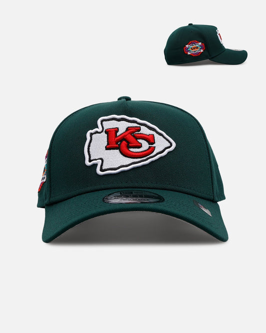 New Era Kansas City Chiefs 'Evergreen' 9FORTY A-Frame Snapback Dark Green