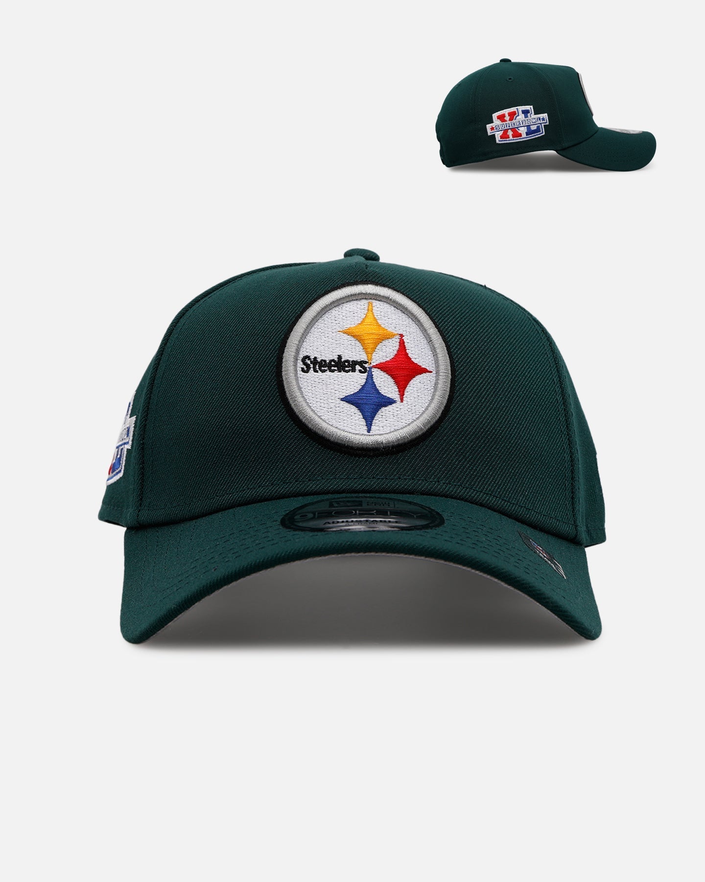 New Era Pittsburgh Steelers 'Evergreen' 9FORTY A-Frame Snapback Dark Green