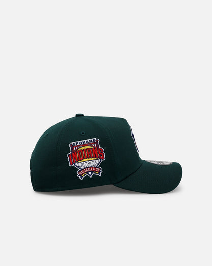 New Era Spokane Indians 'Evergreen' 9FORTY A-Frame Snapback Dark Green