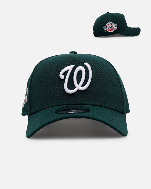 New Era Washington Nationals 'Evergreen' 9FORTY A-Frame Snapback Dark Green