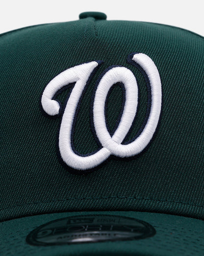 New Era Washington Nationals 'Evergreen' 9FORTY A-Frame Snapback Dark Green