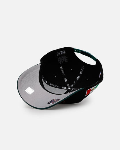 New Era Chicago Bulls 'Mexican Independence Day 2.0' 9FORTY A-Frame Snapback Black/Green