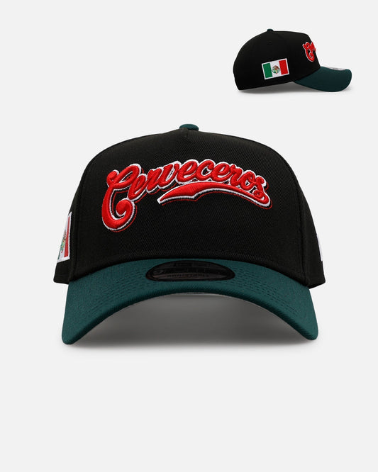 New Era Milwaukee Brewers 'Mexican Independence Day 2.0' 9FORTY A-Frame Snapback Black/Green