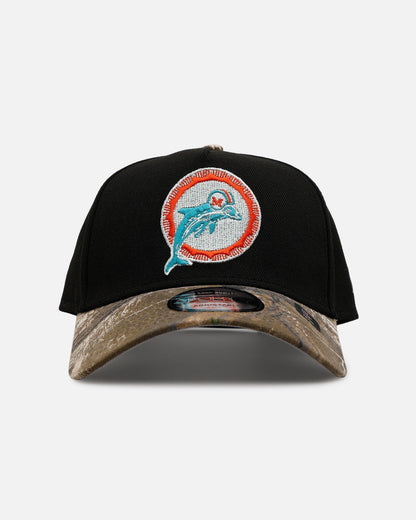 New Era Miami Dolphins 'Black Crown Realtree Visor' 9FORTY A-Frame Snapback Realtree Edge/Black