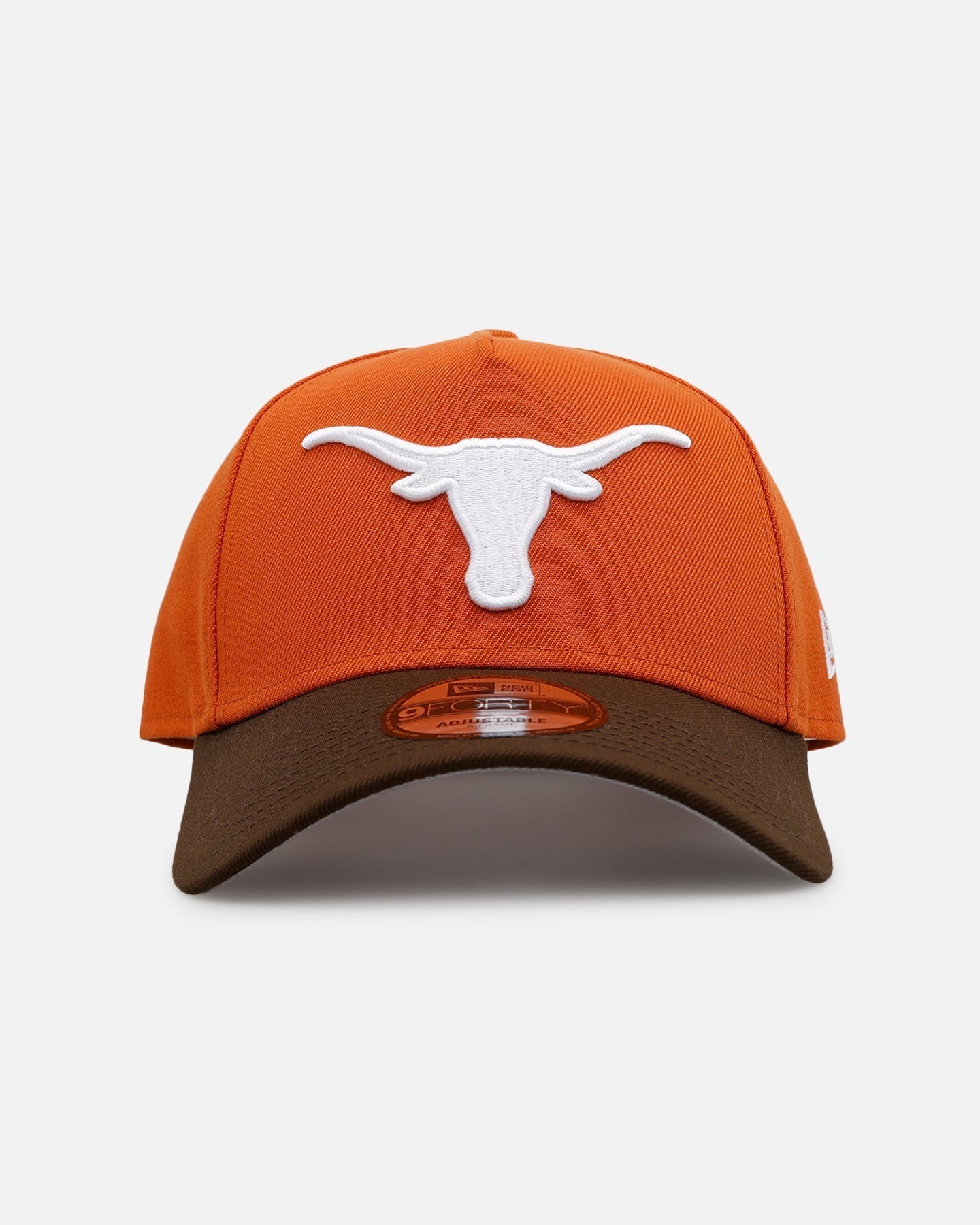 New Era Texas Longhorns 'Walnut Visor' 9FORTY A-Frame Snapback Walnut