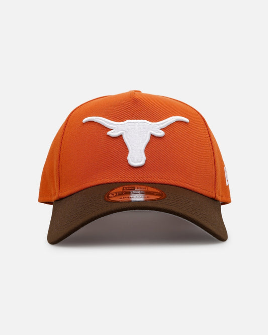 New Era Texas Longhorns 'Walnut Visor' 9FORTY A-Frame Snapback Walnut