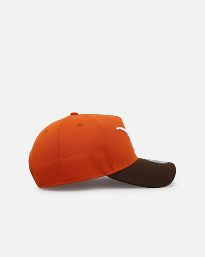 New Era Texas Longhorns 'Walnut Visor' 9FORTY A-Frame Snapback Walnut
