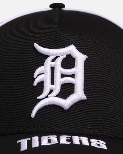 New Era Detroit Tigers 'Piping' 9FORTY A-Frame Snapback Black/White