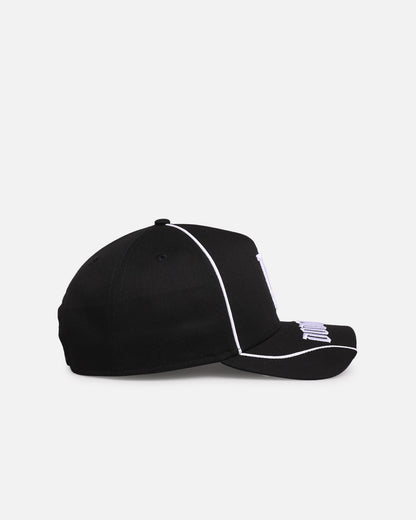 New Era Los Angeles Dodgers 'Piping' 9FORTY A-Frame Snapback Black/White