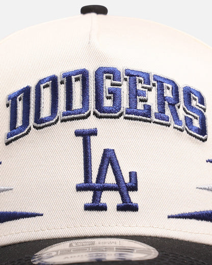 New Era Los Angeles Dodgers 'Regency Crown' 9FORTY A-Frame Snapback Chrome White/Black