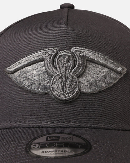 New Era New Orleans Pelicans 9FORTY A-Frame Snapback Graphite