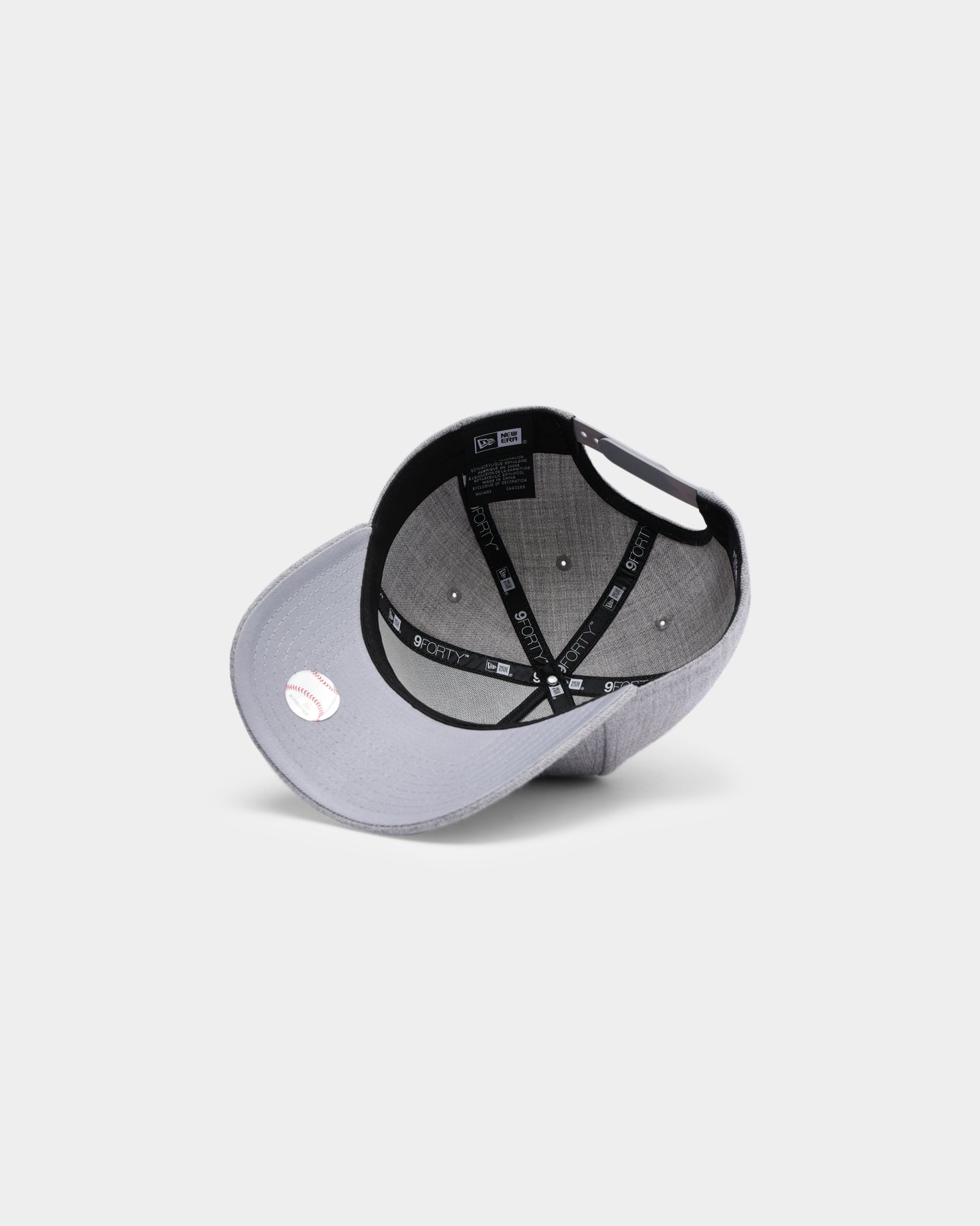New Era New York Yankees 9FORTY A-Frame Snapback Heather Grey