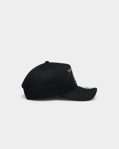 New Era New York Yankees Scribble 9FORTY A-Frame Snapback Black/Wheat