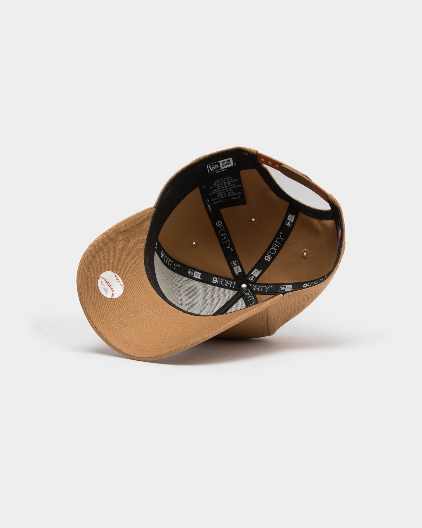 New Era Women's Los Angeles Dodgers 9FORTY A-Frame Snapback Wheat/Black