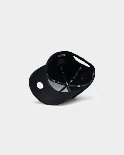 New Era New York Yankees "Butterfly Logo" 9FORTY A-Frame Snapback Black