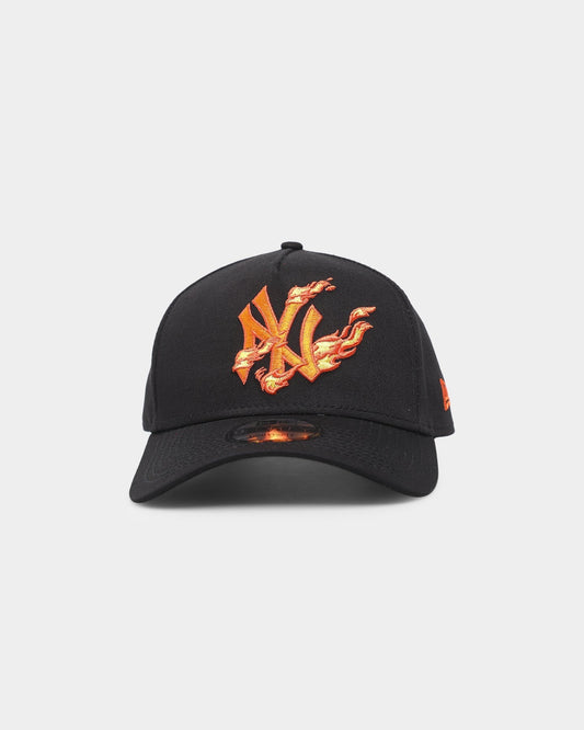 New Era New York Yankees 'Flamin' Hot' 9FORTY A-Frame Snapback Black/Flame
