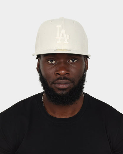 New Era Los Angeles Dodgers 'Chain Stitch' 59FIFTY Fitted Stone