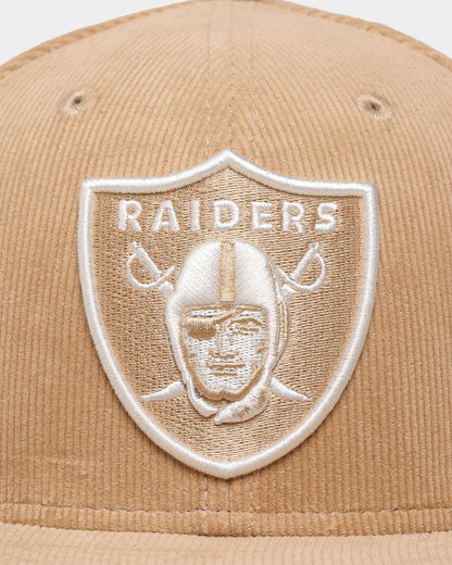 New Era Oakland Raiders 'Classic Corduroy' 59FIFTY Fitted Wheat