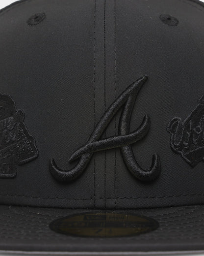 New Era Atlanta Braves 'Triple Black Multi Logo Prolight' World Series 59FIFTY Fitted Black/Black