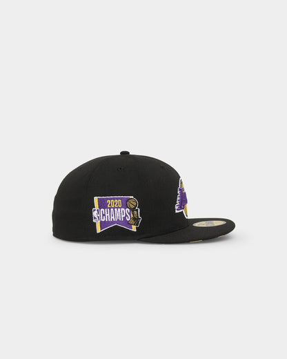New Era Los Angeles Lakers 'Camo Underbrim' 59FIFTY Fitted Black