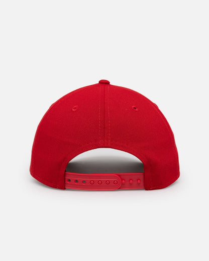 New Era Los Angeles Dodgers 'Upside Down LA Logo' 9FORTY A-Frame Snapback Red