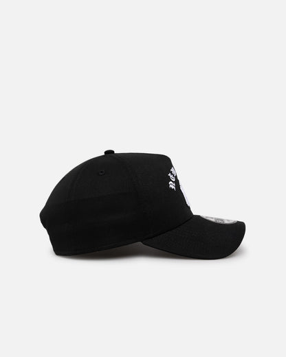 New Era New York Yankees 'Gothic Arch' 9FORTY A-Frame Snapback Black/White