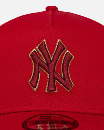 New Era New York Yankees 'Dragon Collection Lunar New Year' 9FORTY A-Frame Snapback Scarlet/Gold