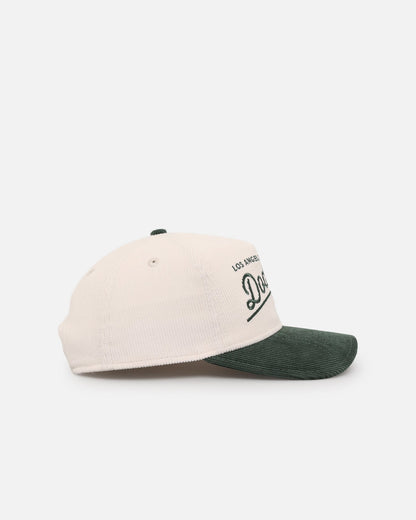 New Era Los Angeles Dodgers 'Heritage Golf' Pre-Curved Golfer Snapback Chrome White