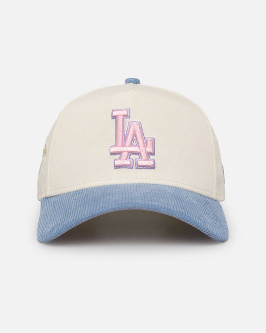 New Era Los Angeles Dodgers 'Easter Corduroy' 9FORTY A-Frame Snapback White/Blue
