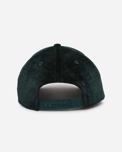 New Era Los Angeles Dodgers 'Plush Chenille' 9FORTY A-Frame Snapback Dark Green
