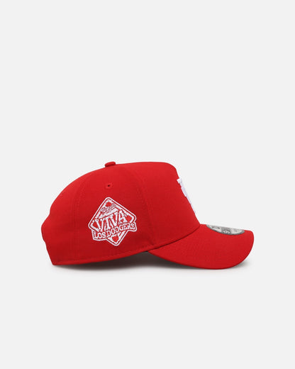 New Era Los Angeles Dodgers 'Upside Down LA Polychromatic' 9FORTY A-Frame Snapback Red