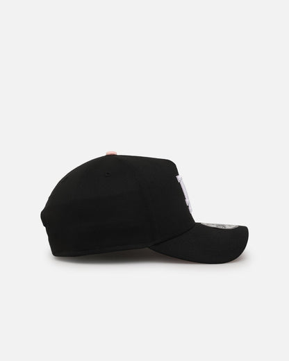 New Era Los Angeles Dodgers 'Pink Satin Hearts 2.0' 9FORTY A-Frame Snapback Black/Pink