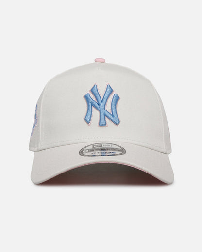 New Era New York Yankees 'Pastel' 9FORTY A-Frame Snapback Chrome White