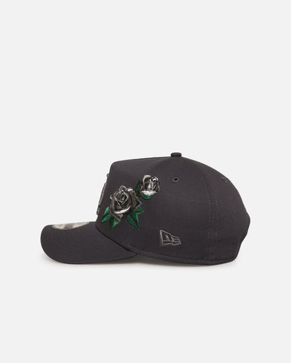 New Era Los Angeles Dodgers 'Gray Tonal Roses' 9FORTY A-Frame Snapback Gray